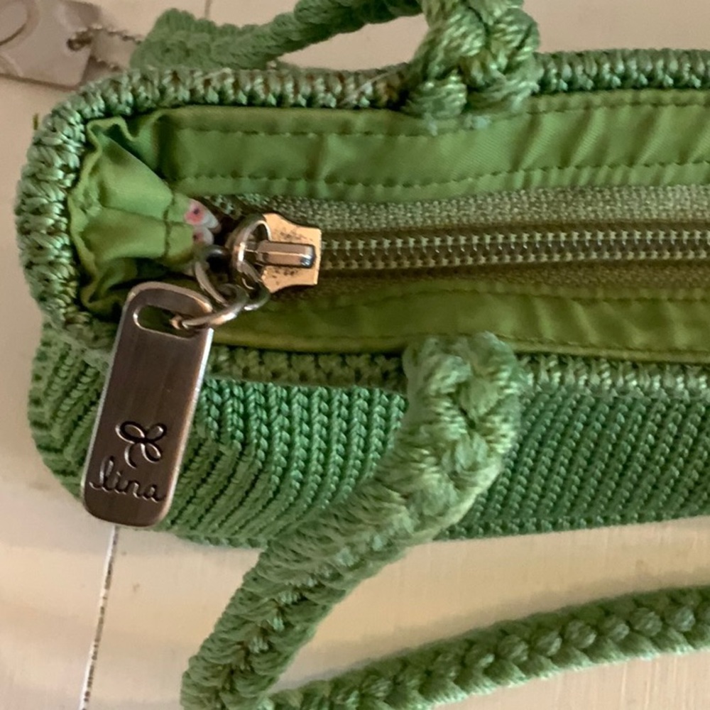 ❣️Green Lina Purse with Braided Straps❣️ - Picture 5 of 8